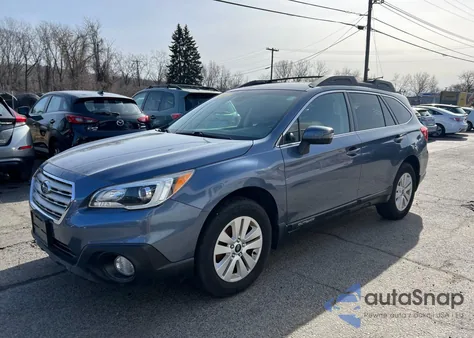 2017 Subaru Outback 2.5I Premium из США, поврежденный, VIN 4S4BSAHC4H3360188